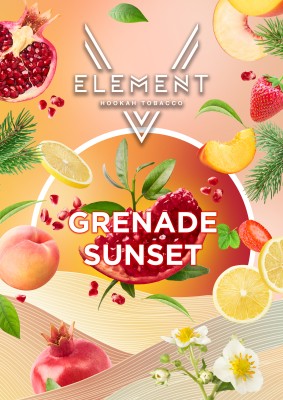 Element V - Grenade Sunset (Элемент Клубника,Персик,Гранат,Хвоя) 25гр.