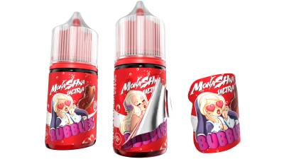Monashka: Coca Cola Bubbles  2 % nic  reborn газированная жидкость с наклейкой