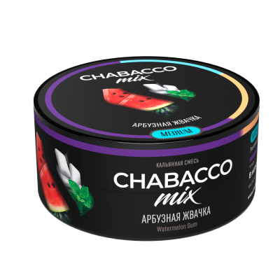 Chabacco Mix Medium - Watermelon Gum (Чабакко Арбузная жвачка) 25 гр.