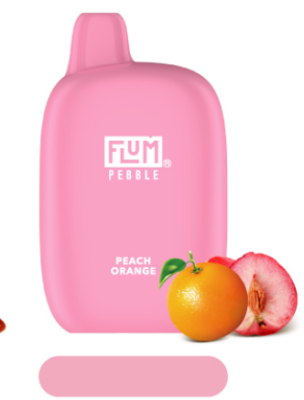 FLUM PEBBLE 6000 - Peach Orange 20 mg